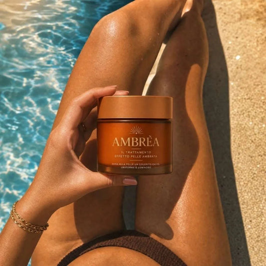 Crema glow effetto pelle ambrata