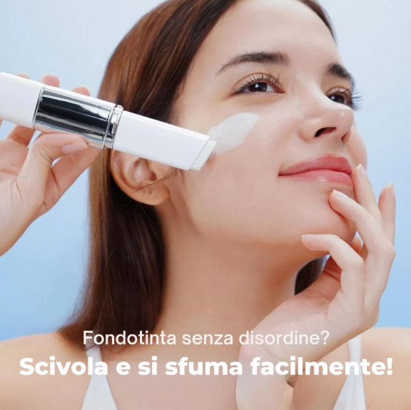 Fondotinta 2 in 1 con pennello integrato